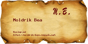 Moldrik Bea névjegykártya